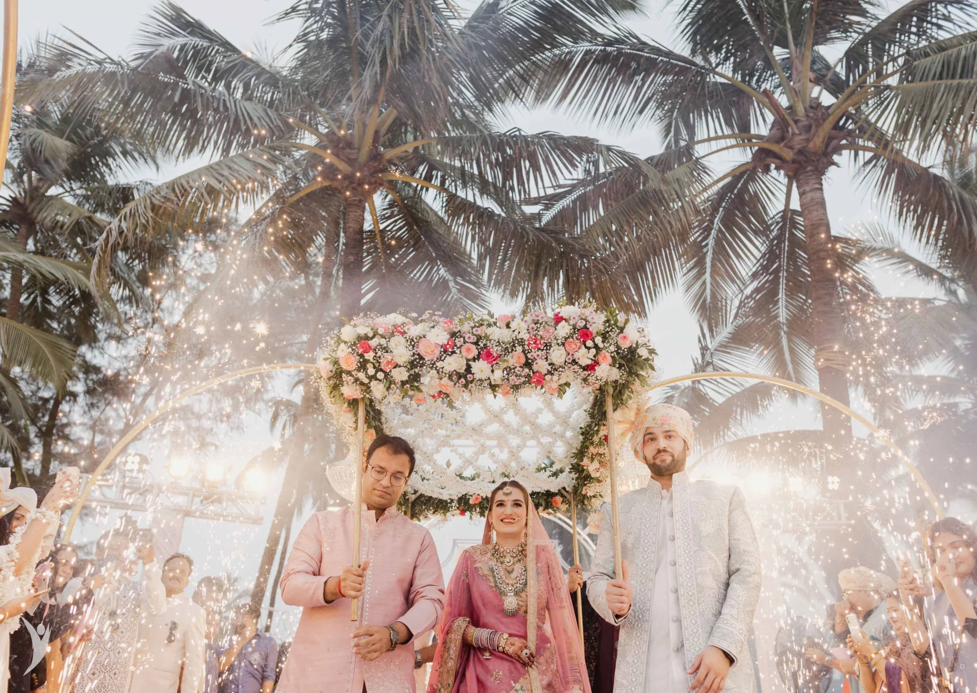 Talin and Gaurangi destination wedding at The St. Regis Goa