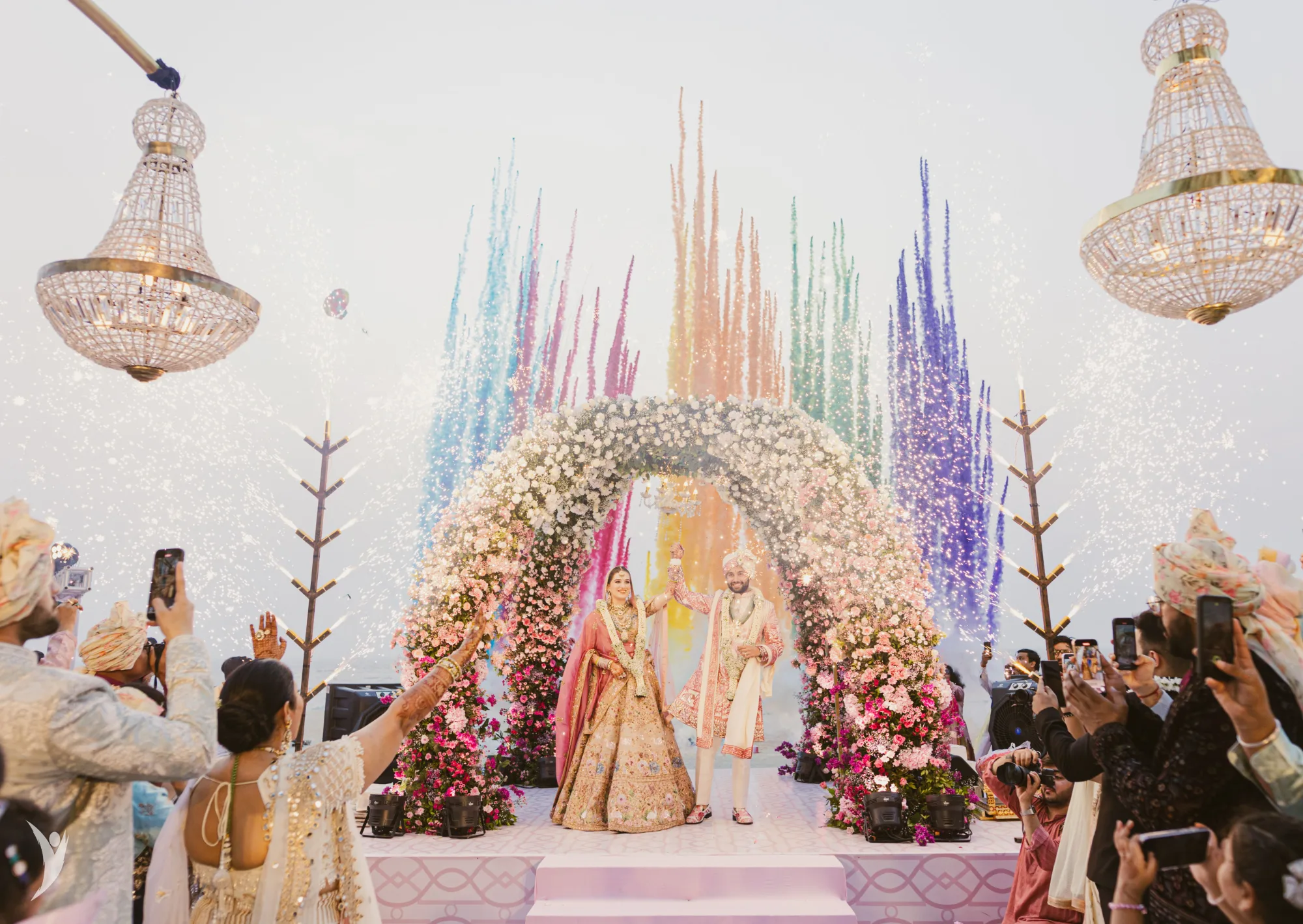 Talin and Gaurangi destination wedding at The St. Regis Goa