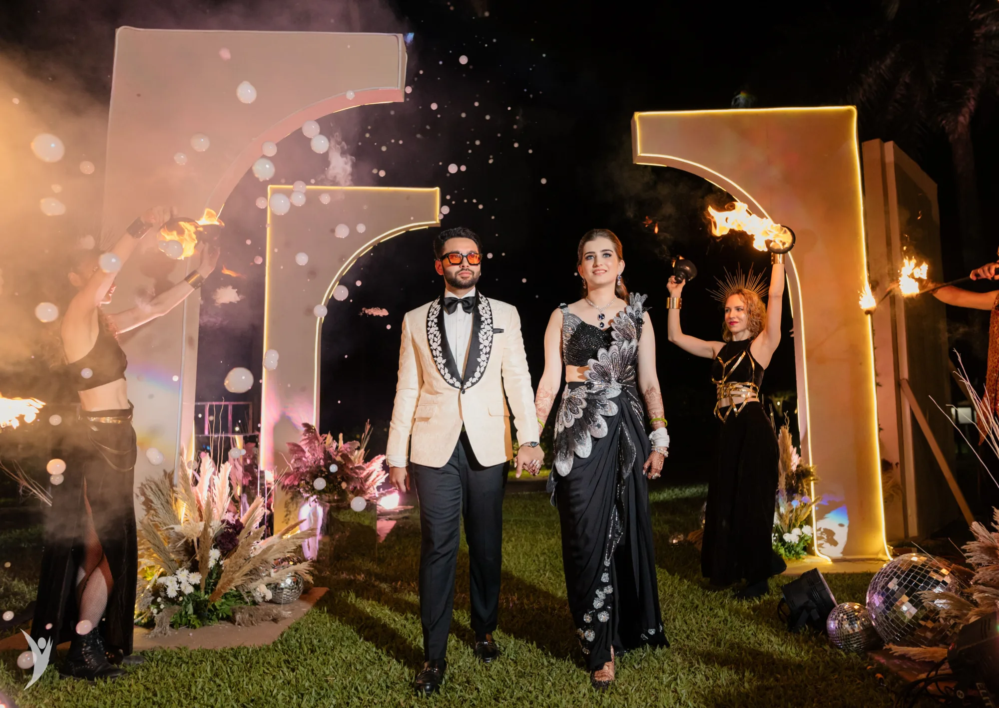 Talin and Gaurangi destination wedding at The St. Regis Goa