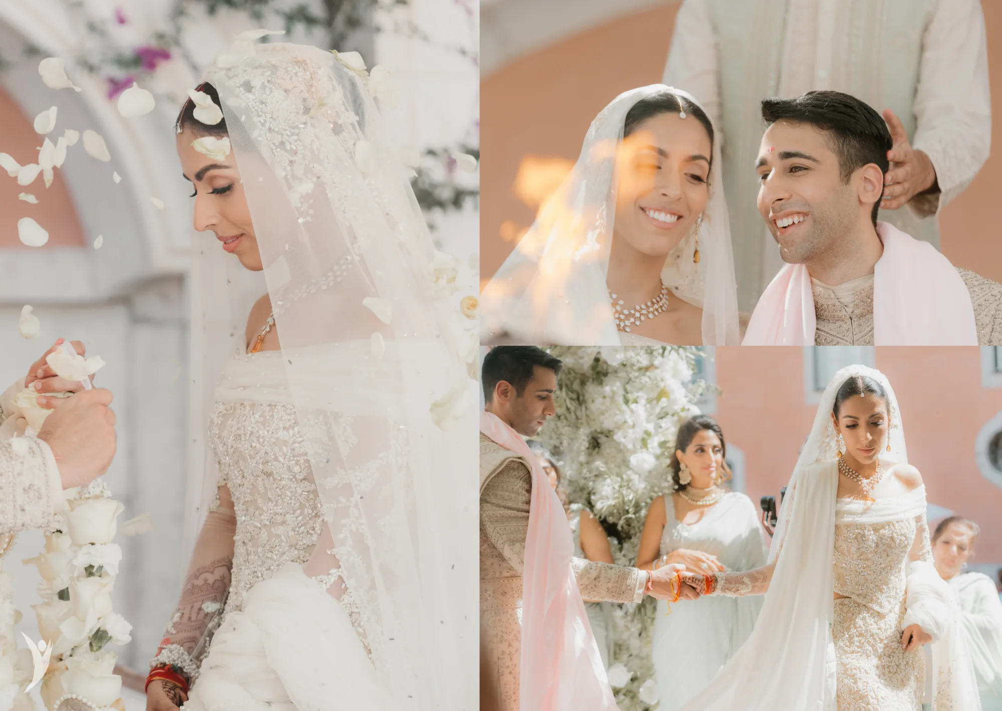 Indian wedding ceremony at Palácio do Correio-Mor, Portugal
