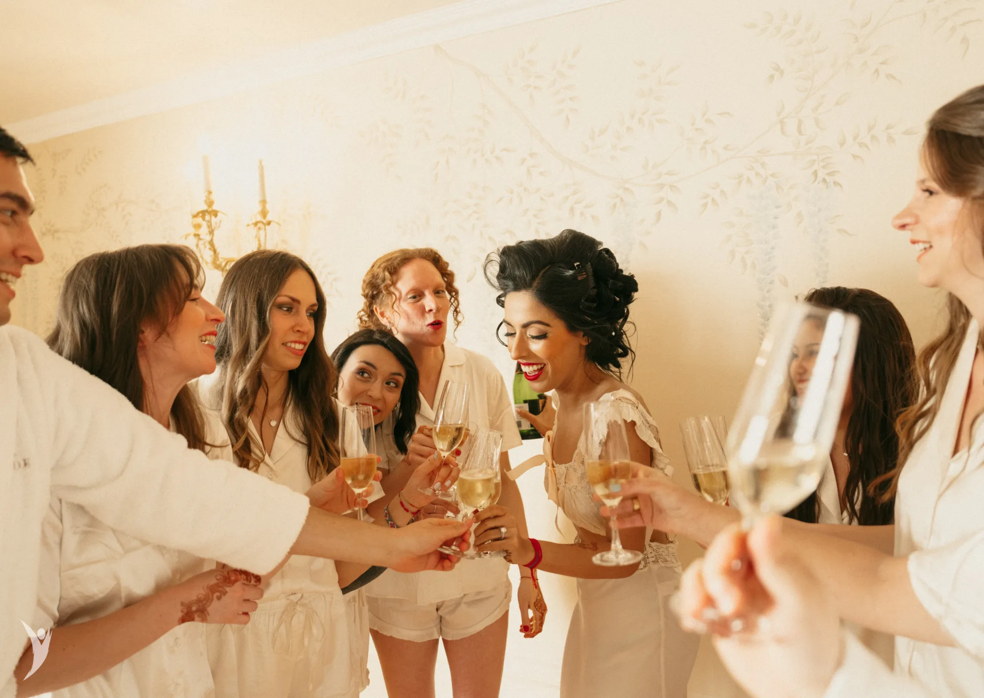 Wedding reception at Palácio de Seteais, Sintra — Indian wedding in Europe