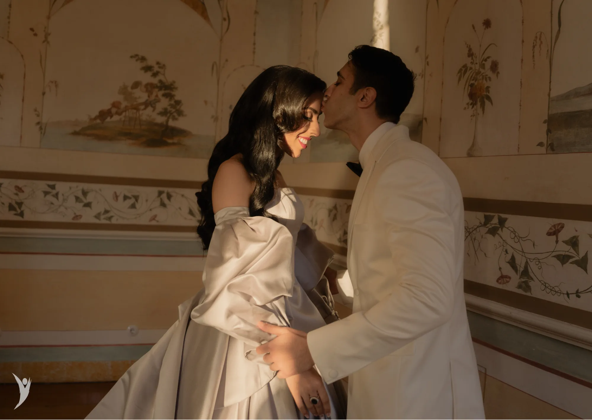 Wedding reception at Palácio de Seteais, Sintra — Indian wedding in Europe