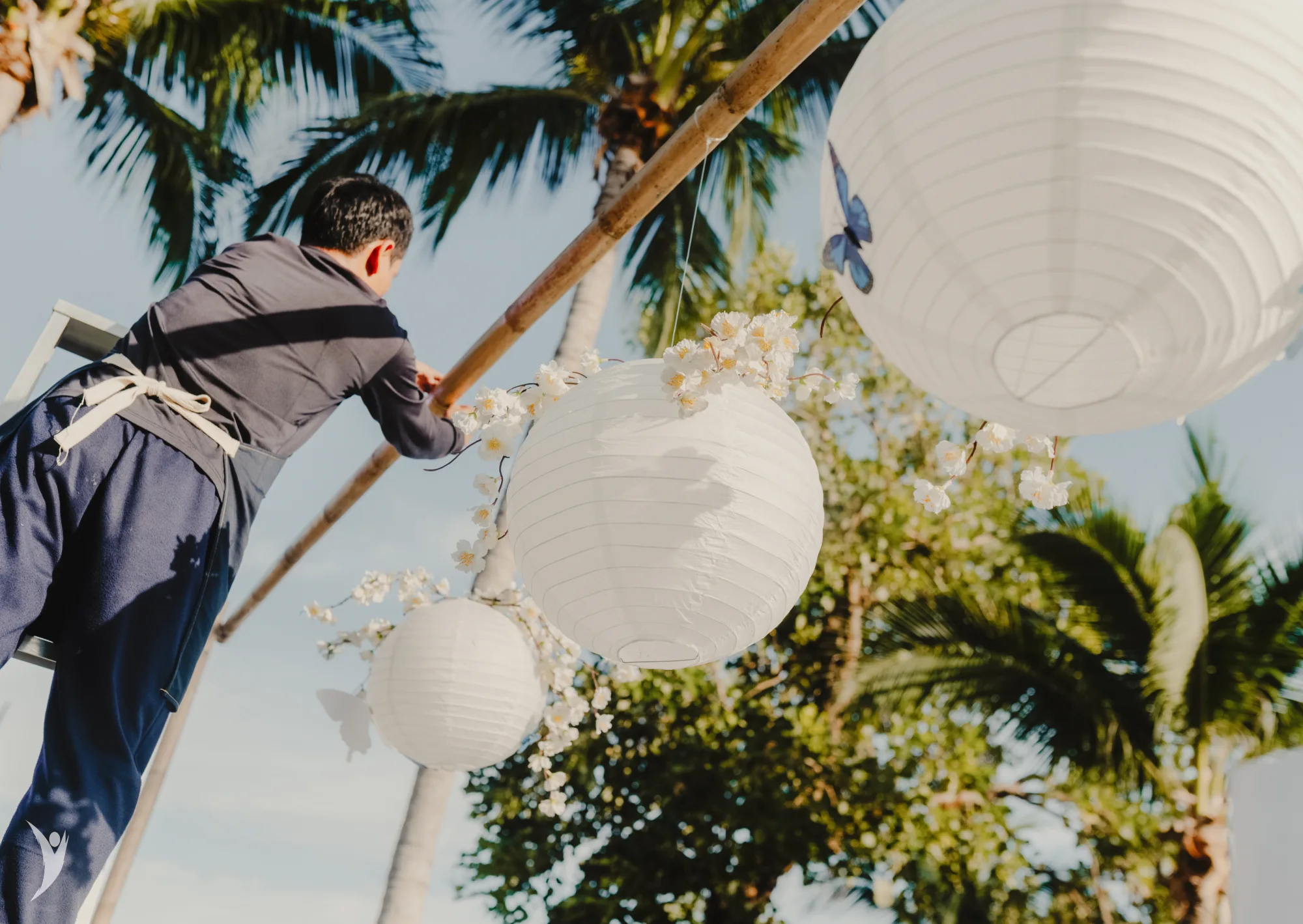Beach wedding décor at Sofitel Krabi, Thailand