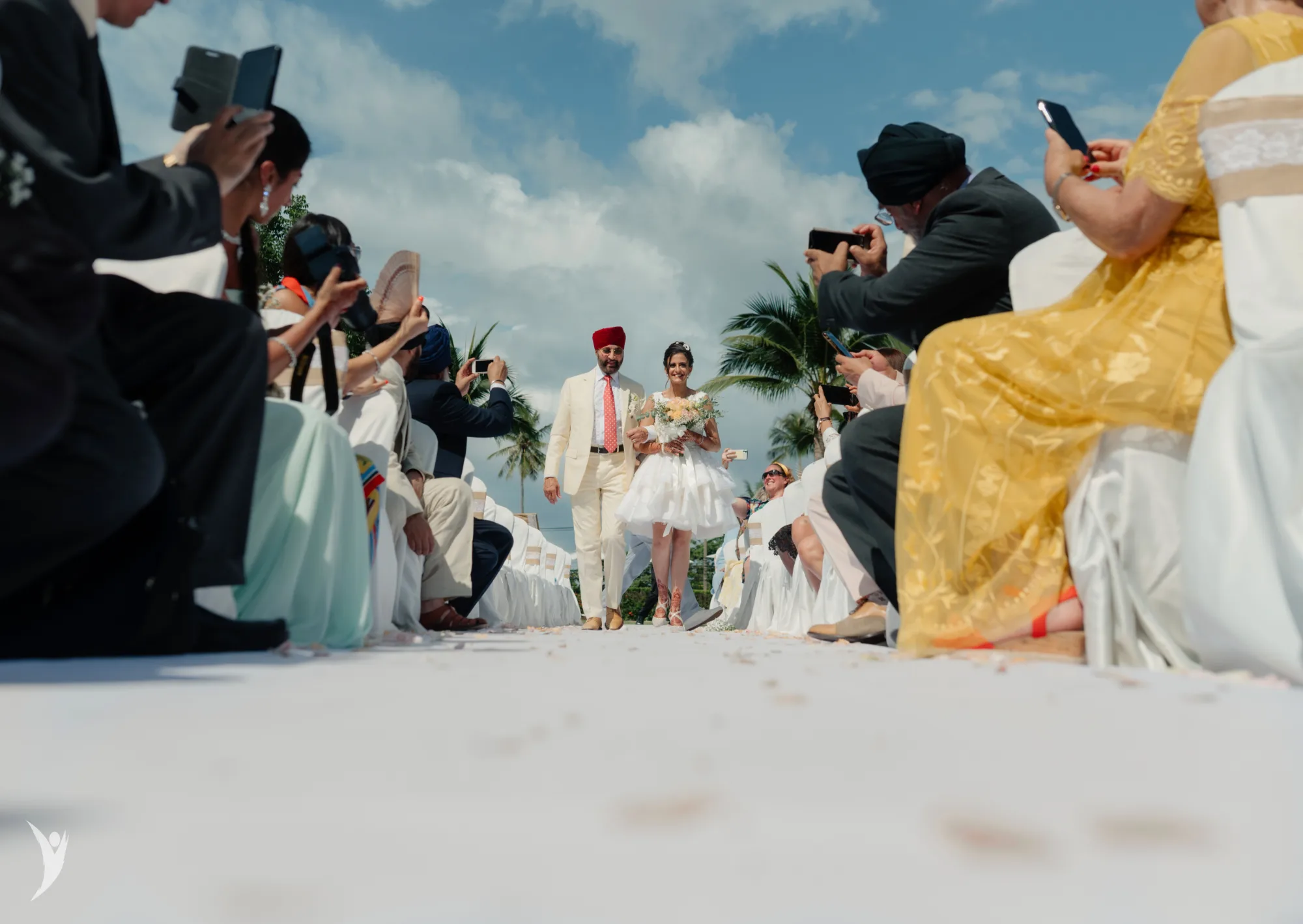 Beach wedding ceremony at Sofitel Krabi — destination wedding Thailand