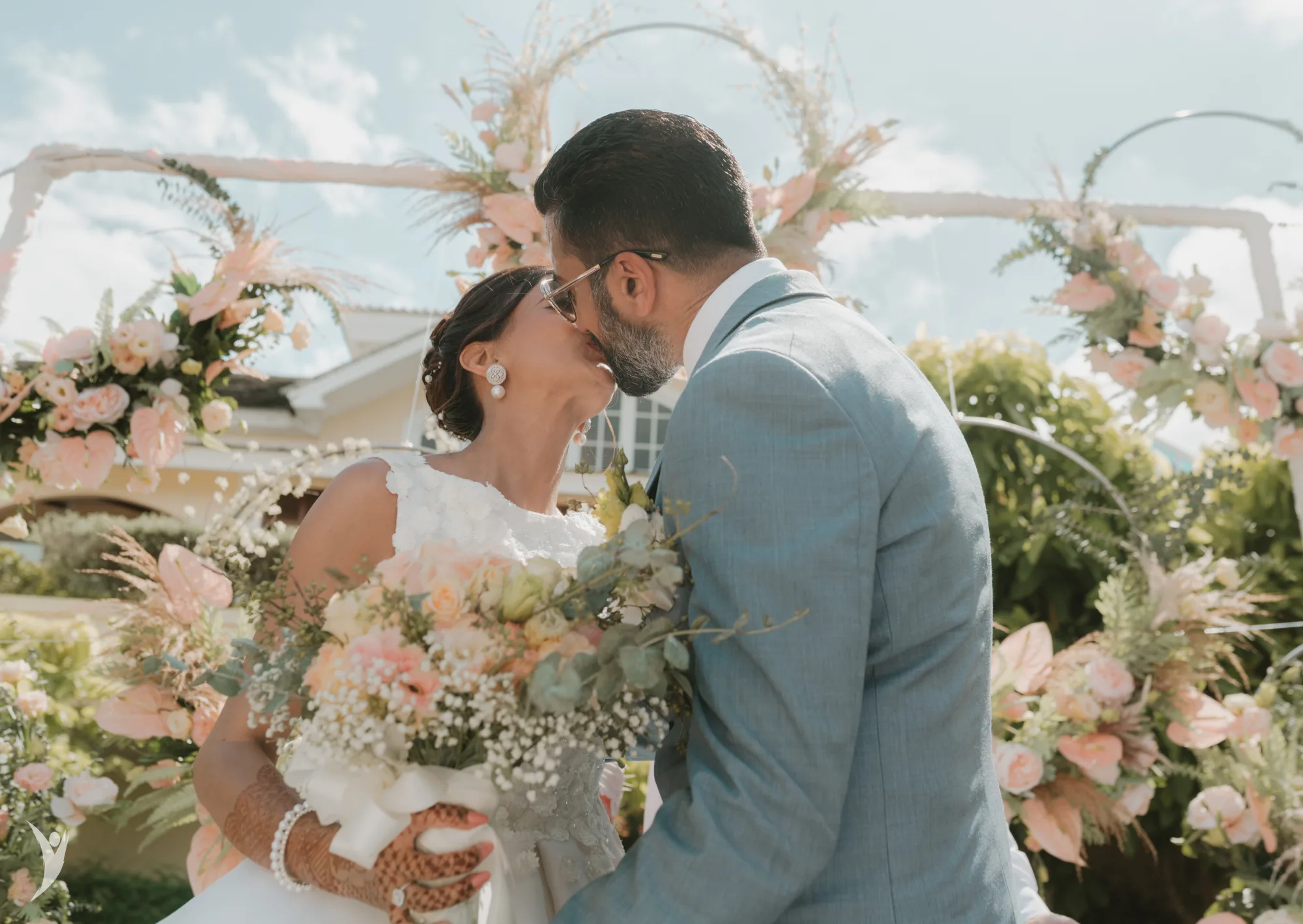 Beach wedding ceremony at Sofitel Krabi — destination wedding Thailand