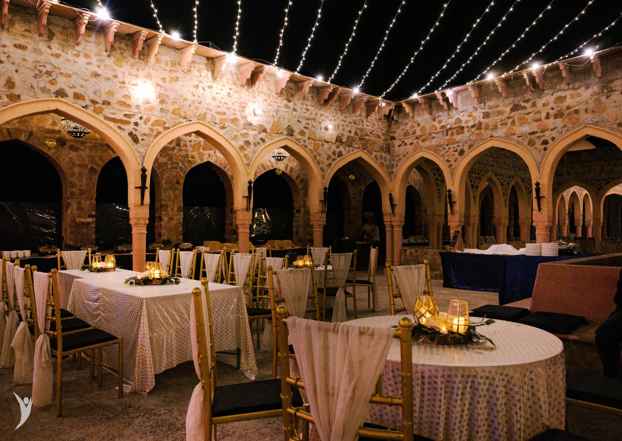 Wedding celebration at Tijara Fort — luxury fort wedding Rajasthan