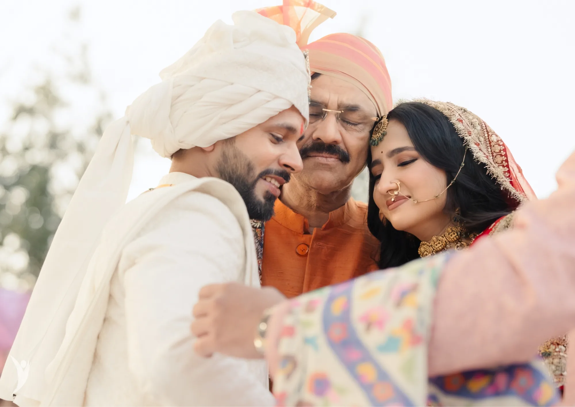 An emotional father at an Indian wedding — documentary wedding photography