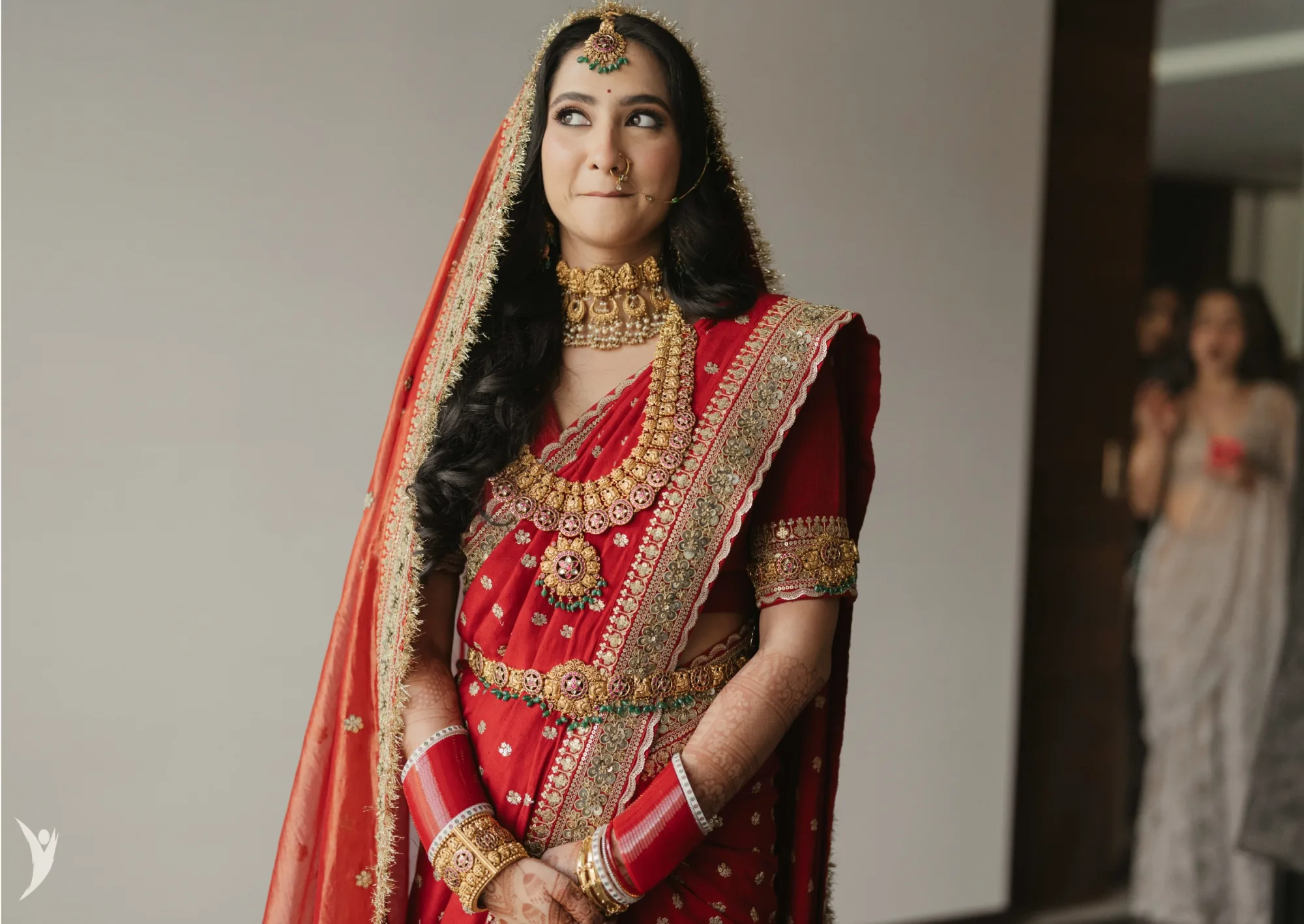 An unguarded bridal moment — documentary wedding photography